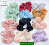 Impression Women's Silky Scrunchies (pack of 12)